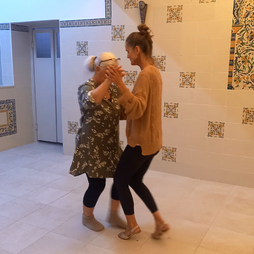 Tangocoaching beim Seminar auf Djerba