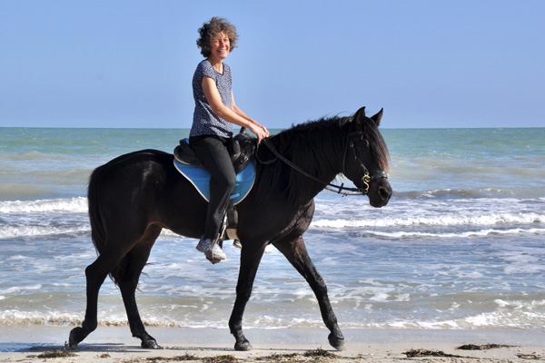 Reiten am Strand in Djerba