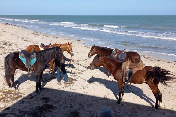 Making of beim Fotoshooting auf Djerba